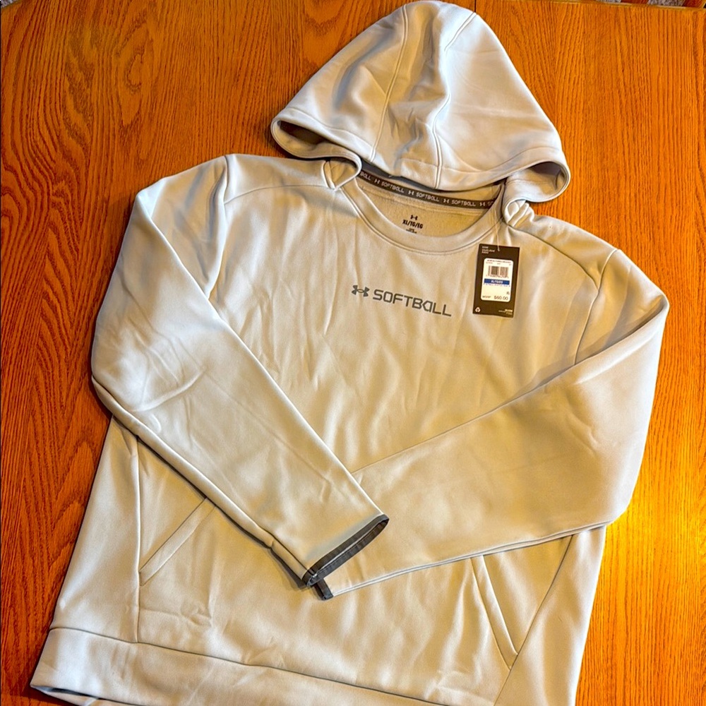 NWT Under Armour Softball Hoodie - XL